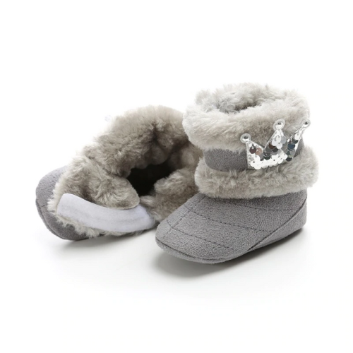 Slippers with grey crown