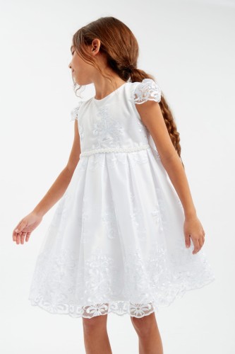 Girls' dress Grace whit