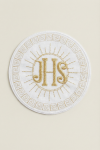 IHS patch, communion emblem, gold host appliqué, first holy communion, dress decoration, irish communion, 8cm patch, embroidery