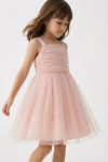 girls pink tulle dress, flower girl dress ireland, communion dress pink, kids occasion wear, elegant girls party dress, sleeveless girls dress, zoya fashion
