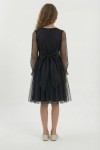 black tulle dress styling, Holly complete look, girls party outfit, confirmation dress UK