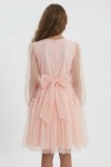 apricot tulle dress additional, Holly rose ZOYA Dresses UK, girls elegant wear, festive dress