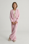 girls Emi set pink occasion, elegant girl outfit confirmation, kids pink formal set, occasion wear UK