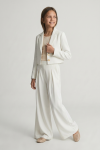 girls Emi white set top detail, communion outfit white, first communion premium