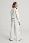 girls Emi white set back, communion set white, formal teen white