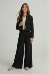 girls Emi set black styling, full Debs outfit, black formal with accessories