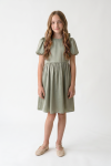 Sia sage green girls' party dress, ages 3–12, ZOYA Dresses UK