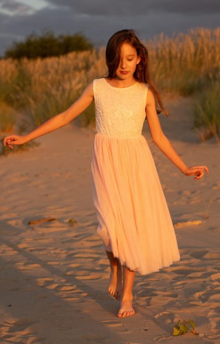 Flower girl dress Liv pink