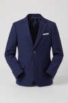 Navy blazer from the Liam boys' occasion set – packshot, front view