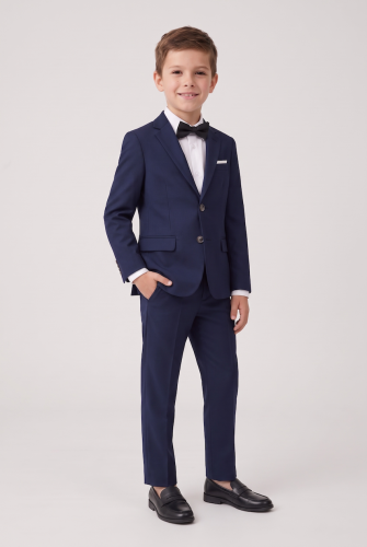 Sam Boys' Navy 3-Piece Occasion Set – Trousers, Blazer and Bow Tie
