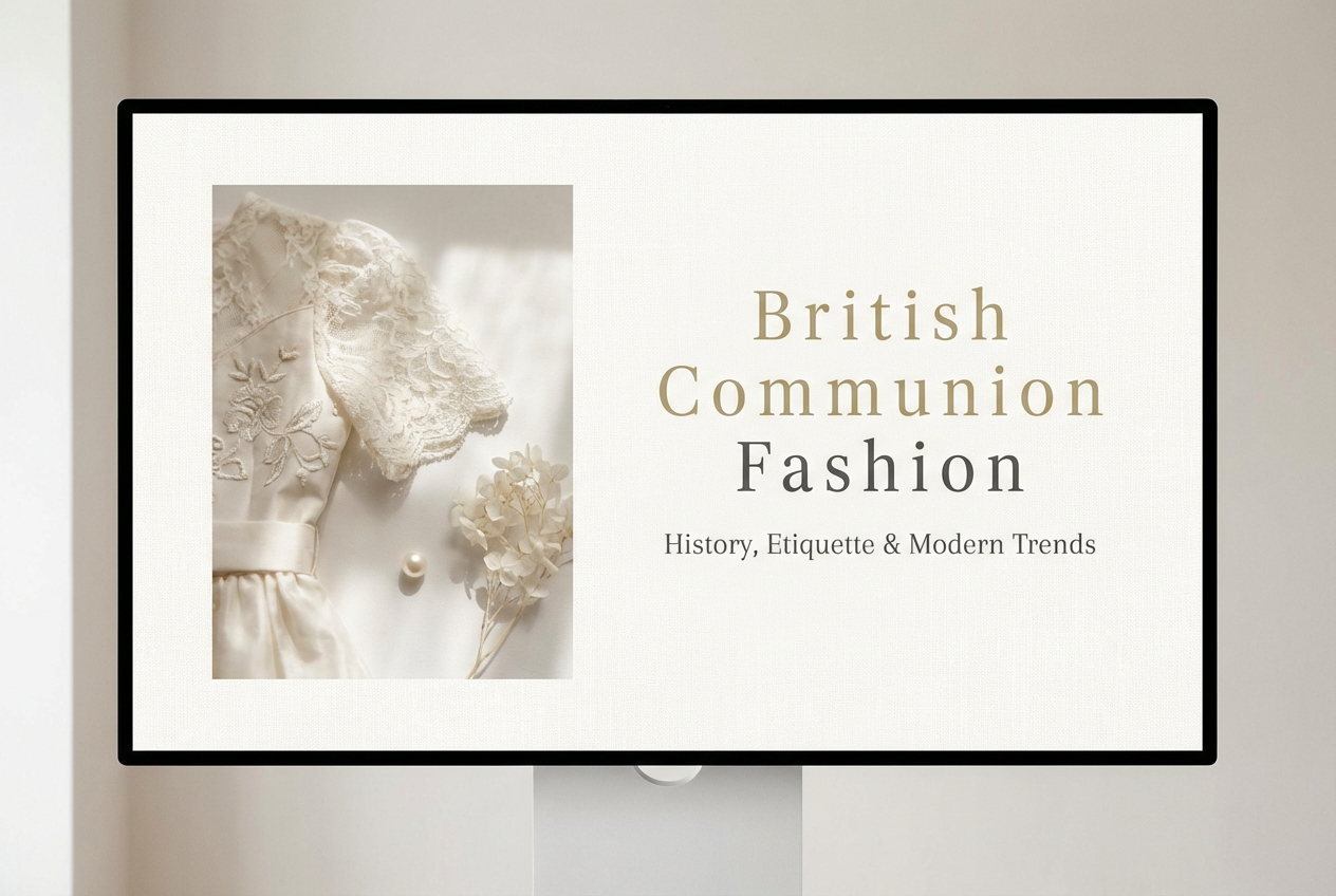 Navigating British First Holy Communion etiquette and dress selection