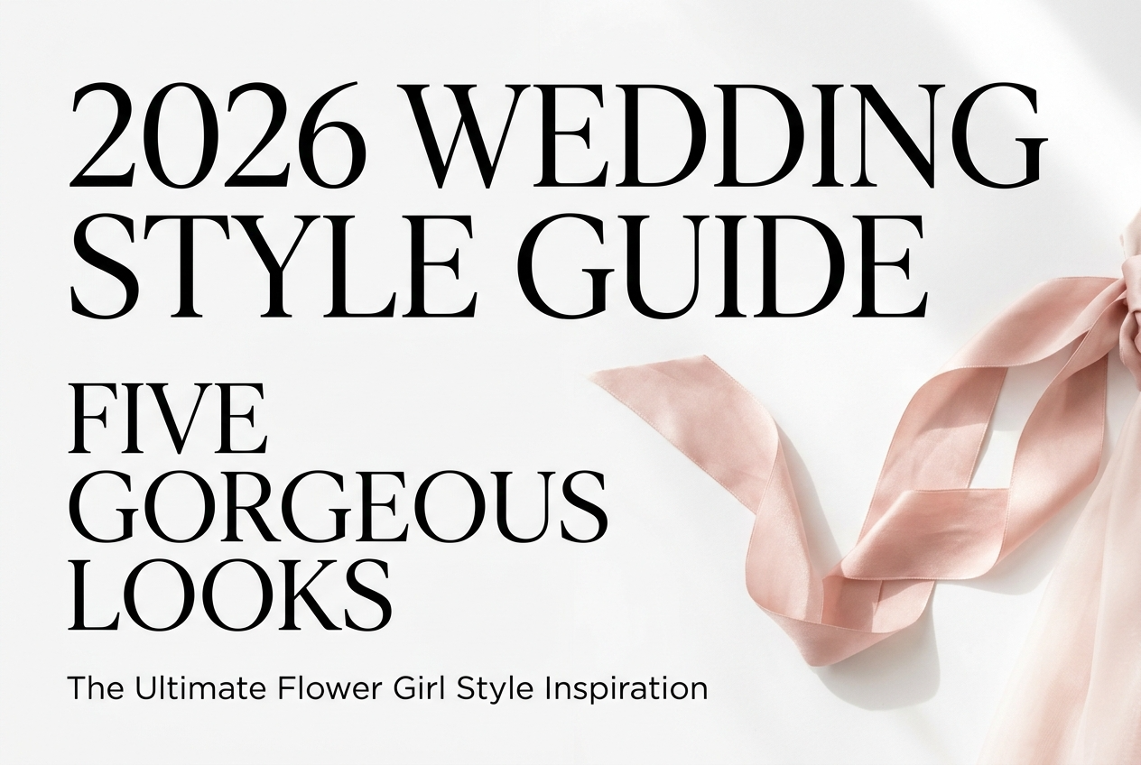 5 Dreamy Flower Girl Looks We Are Obsessing Over This Wedding Season
